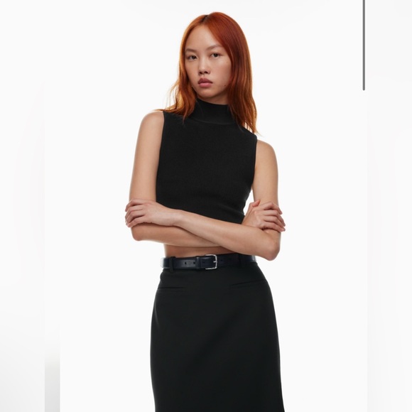 ✨Aritizia Top - Sculpt Knit Mockneck Tank✨ - Picture 3 of 4